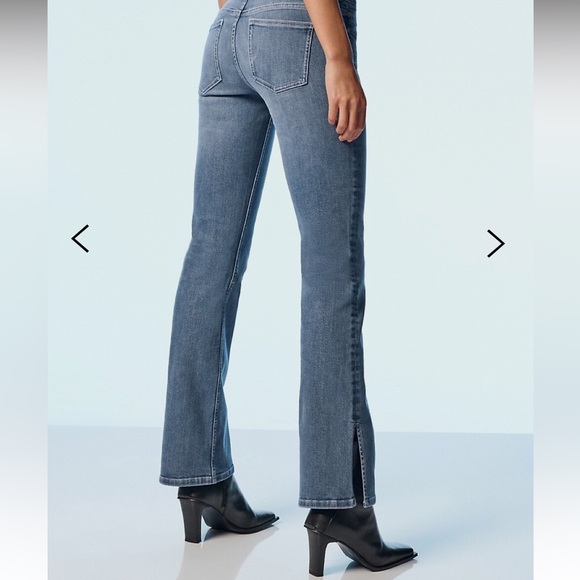Own Low-Rise Stretch Split Flare Jeans size W28/L30 NWT - Picture 4 of 12